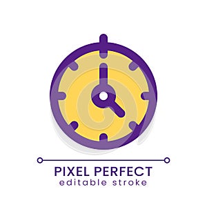 Stopwatch pixel perfect RGB color ui icon