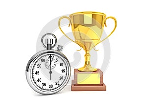 Stopwatch with Trophy