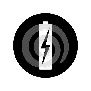 Storage battery graphic icon