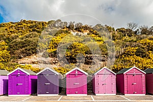 Storage beach huts