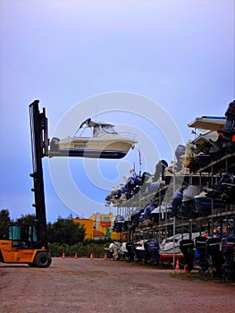 Storage of boats for the winter period