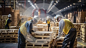 storage box warehouse background