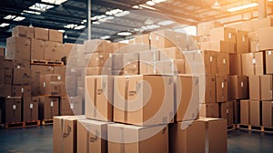 storage box in warehouse