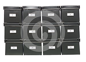 Storage boxes photo