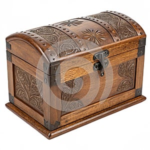 Storage chest isolated on white background