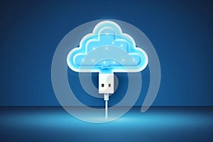 Cloud networking technology connect communication computing business