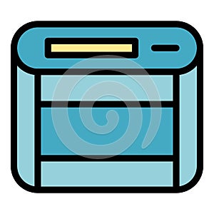 Storage conector icon vector flat photo