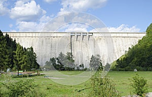 Storage dam - Bicaz - Romania photo