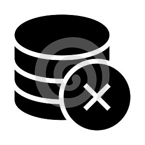 Storage delete glyphs icon