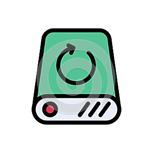 Storage vector line colour icon