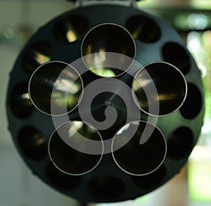 Storage of missiles, combat aircraft.