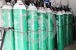 Storage Oxygen tanks.