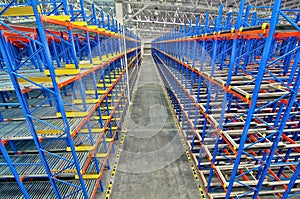 Storage pallet racking system for storage distribution centre