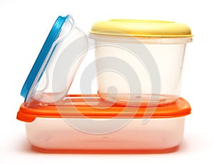 Storage plastic food containers