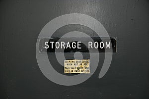 Storage room