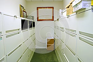 Storage Room with Filing Cabinets