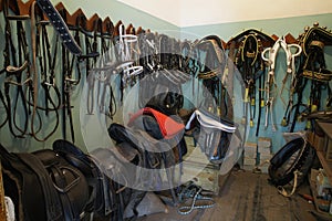 Storage Room with Riding Tack