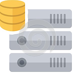 Storage server database icon and image