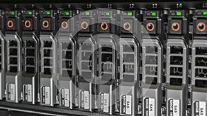 Storage server with many HDD disks inside rack