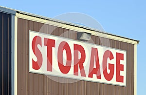 Storage sign
