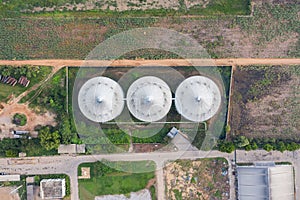 Storage tank of Ethanol Ethyl Alcohol factory, Renewable energy production of sugarcane, molasses