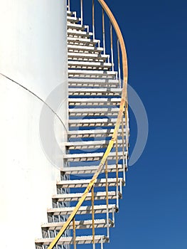 Storage tank stairs