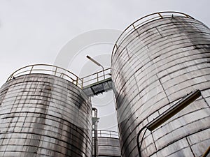 Storage tanks in oil refinery 1