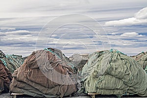 Storage of trawl nets