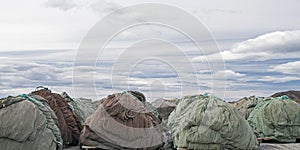 Storage of trawl nets