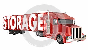 Storage Truck Hauler Container Storing Property Transportation 3