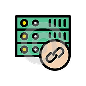 Storage vector line colour icon