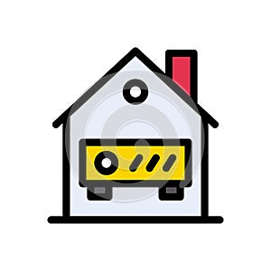 Storage vector line colour icon