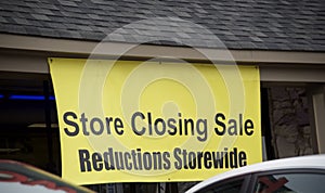 Store Closing Sale Reductions Storewide