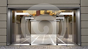 Store display in moll