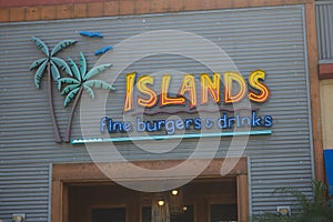 Islands restaurant sign