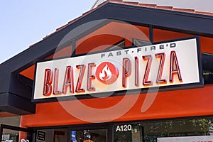 Blaze Pizza sign