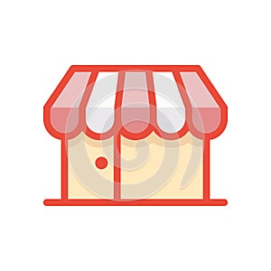 Store icon vector design template basic RGB