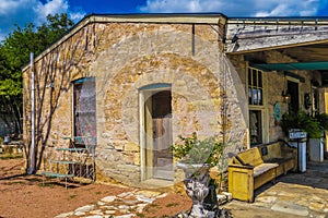 A store in an old building