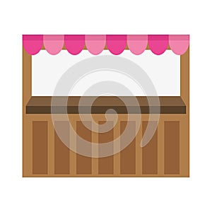 Store stand icon image