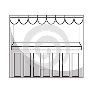 Store stand icon image