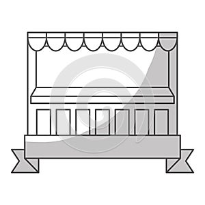 Store stand icon image