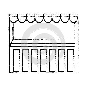 Store stand icon image