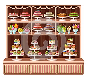 Store of sweets and bakery.