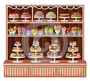 Store of sweets and bakery.