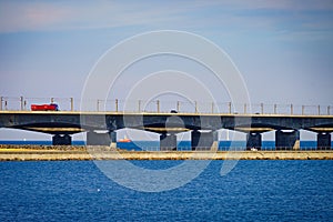Storebaelt Bridge in Denmark
