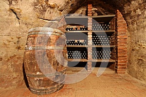 Stored wine