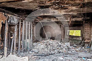 Storefront Arson Remains