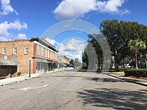 Stores line South Main Street in Summerville, SC