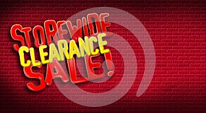 Storewide Clearance Sale Brick photo