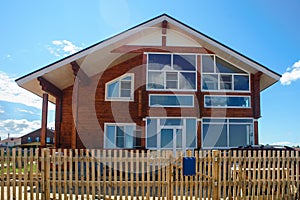 Storey wooden house